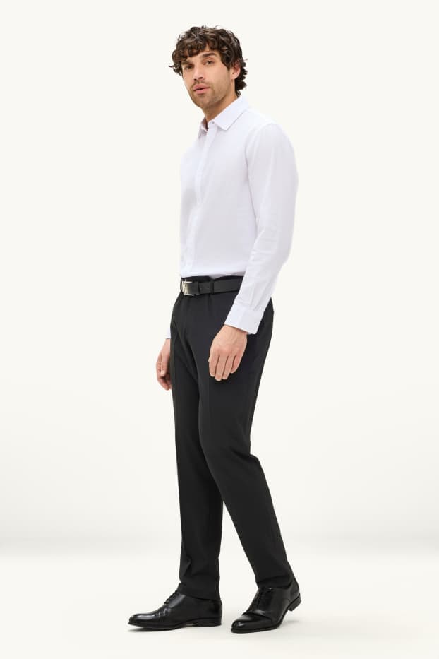 Home - Pantalons combinables - regular fit - Flex - negre