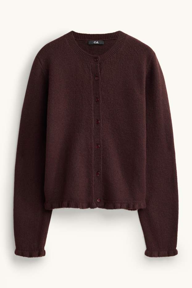 Femmes - Gilet en maille - marron foncé