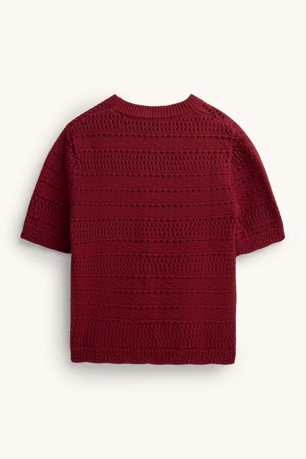 Femei - Pulover - bordo