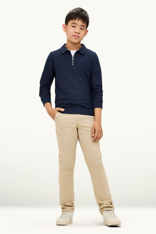 Children Boys - Trousers - beige