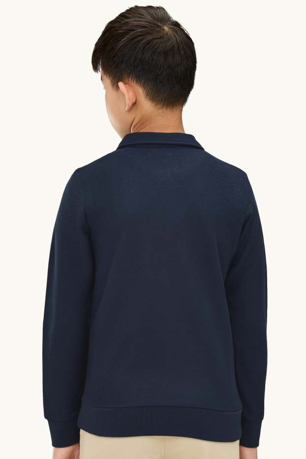 Children Boys - Lion - sweatshirt - dark blue