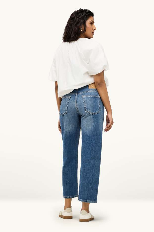 Dámské - Relaxed jeans - mid waist - LYCRA® - džíny - modré