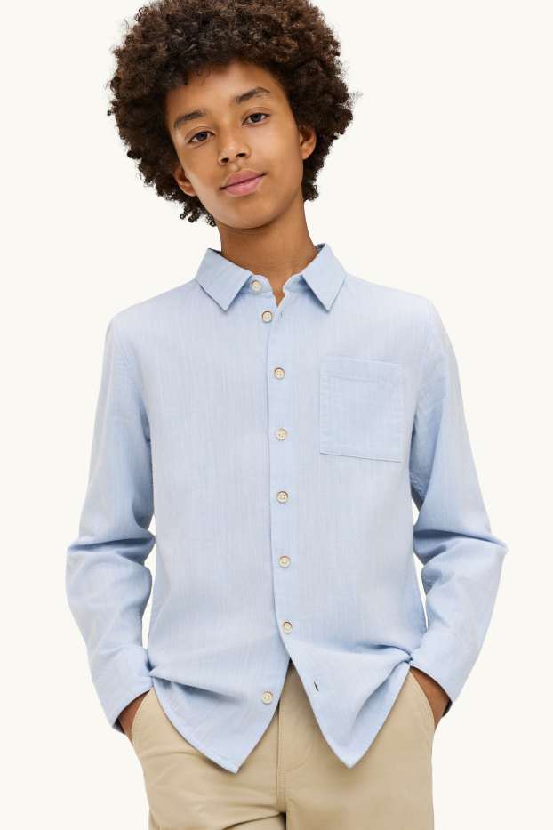 Enfants garçons - Chemise - bleu clair