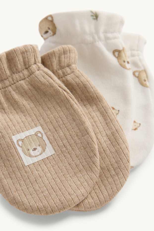 Unisex - Anti-kras handschoenen - wit / beige