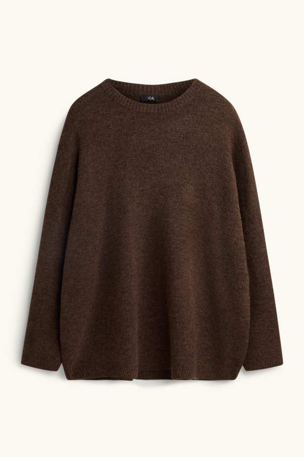 Donna - Maglione - marrone scuro