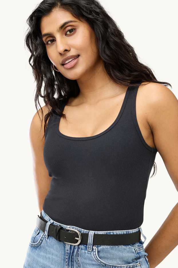 Femei - Top - reiat - negru