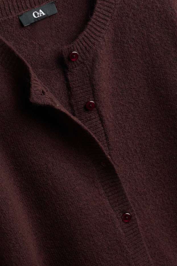 Femmes - Gilet en maille - marron foncé