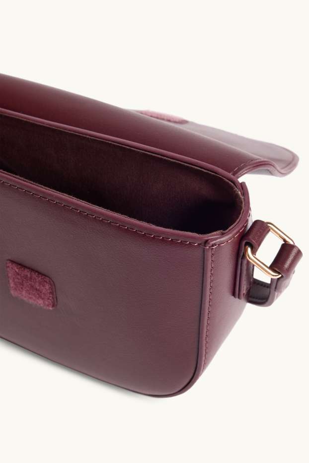 Children Girls - Crossbody bag - faux leather - bordeaux