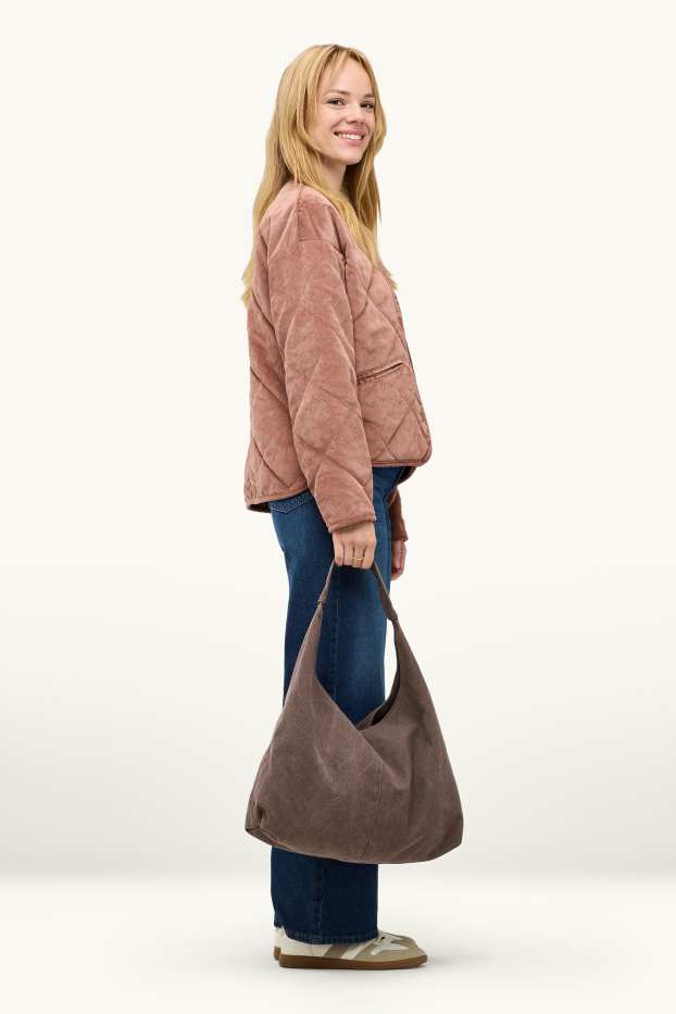 Femei - Geantă shopper mare - maro