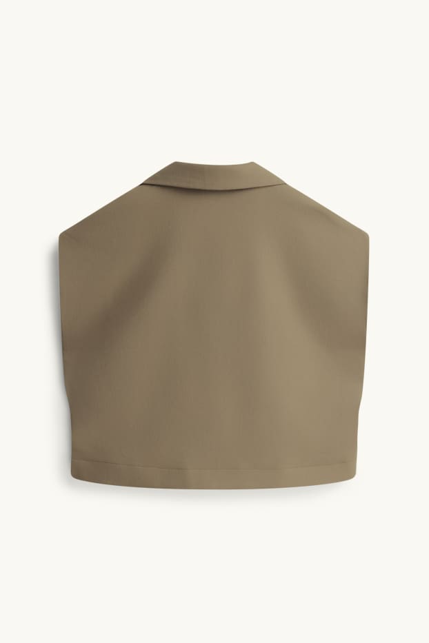 Femmes - Gilet - regular fit - LYCRA® - beige