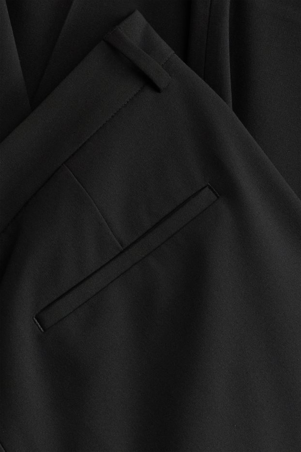 Hommes - Pantalon de costume - relaxed fit - LYCRA® - noir