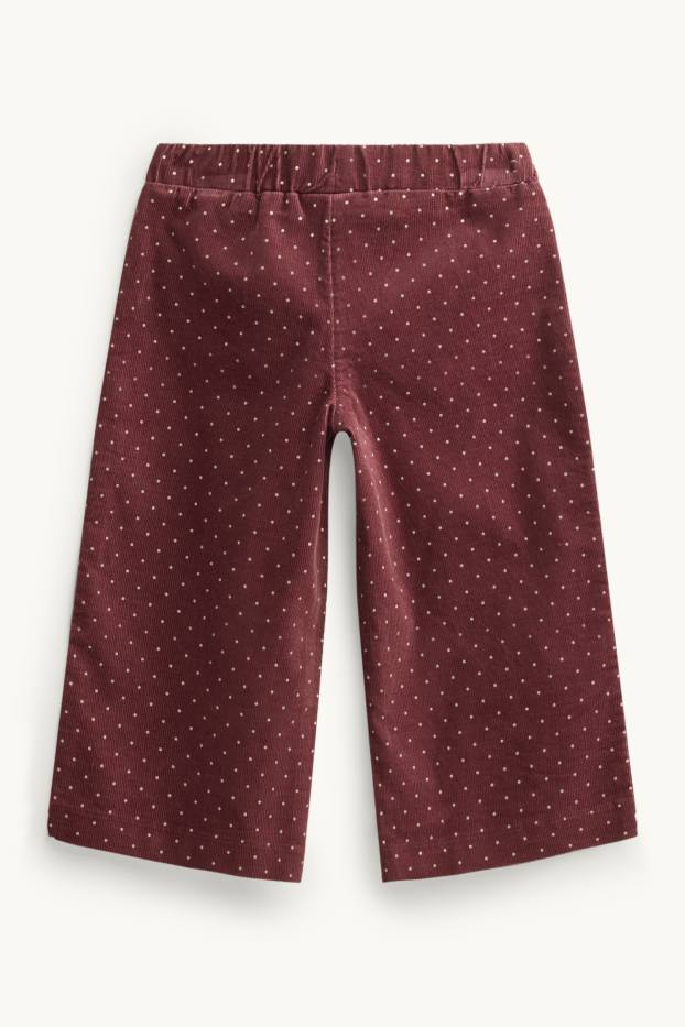 Nena - Cor - pantalons de pana - pantalons tèrmics - de piquets - bordeus