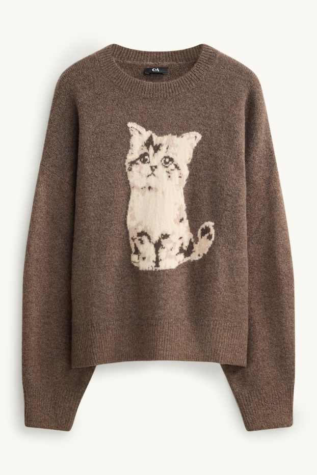 Femmes - Pull - marron