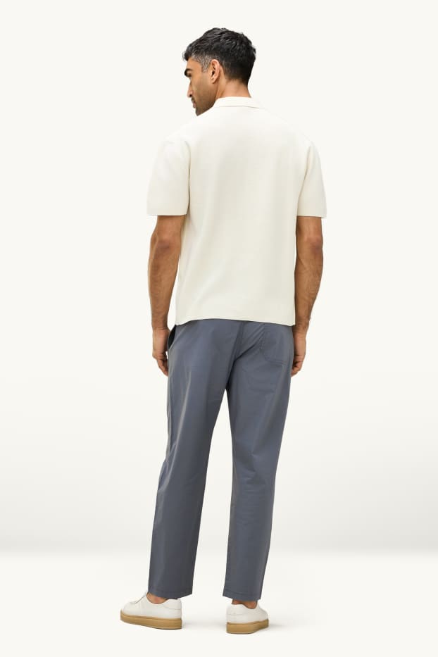 Men - Trousers - relaxed fit - gray