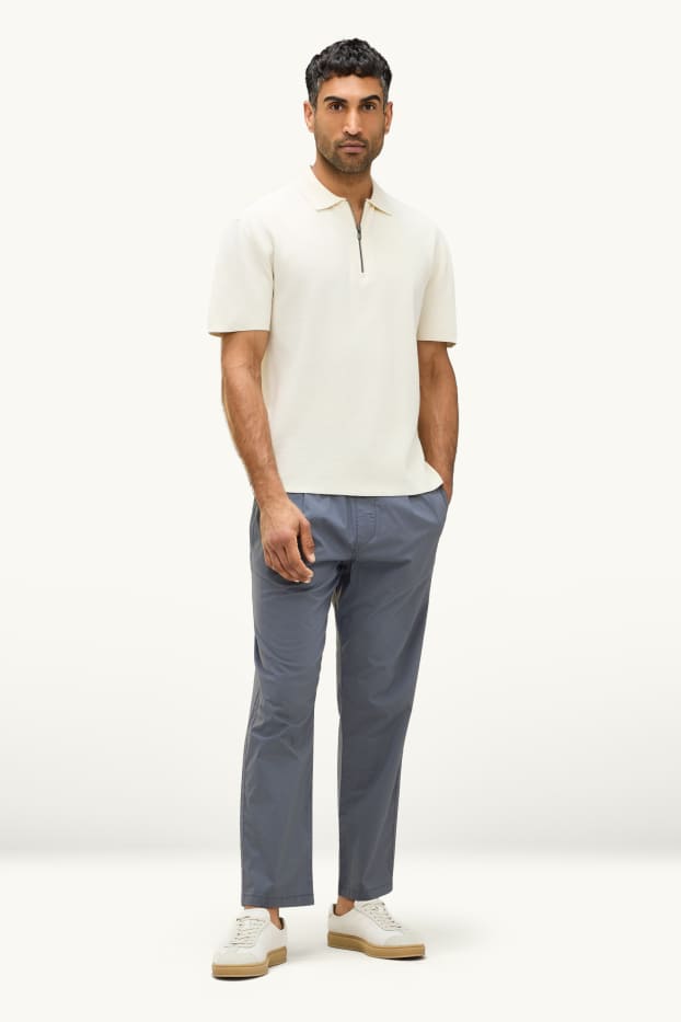 Men - Trousers - relaxed fit - gray