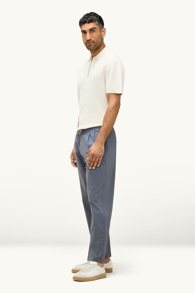 Men - Trousers - relaxed fit - gray