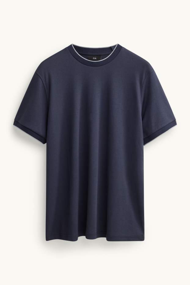 Hommes - T-shirt - bleu foncé
