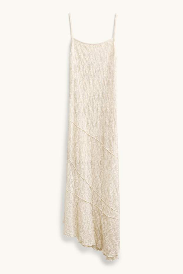 Donna - Vestito - bianco crema