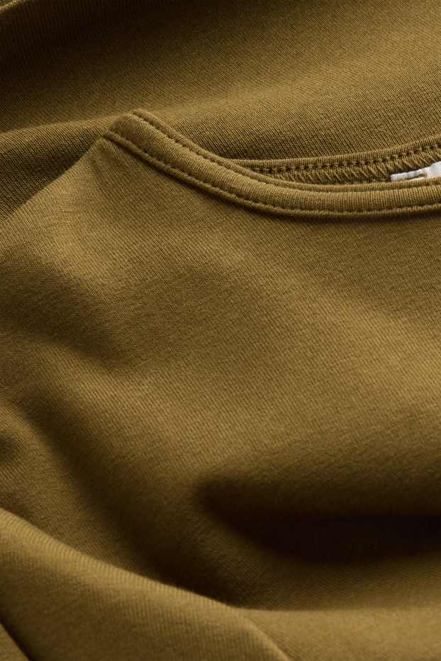 Damen - Langarmshirt - Slim Fit - grün