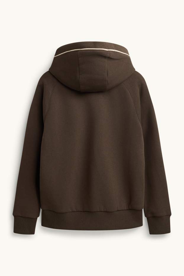 Bambini - Felpa con cappuccio - marrone scuro