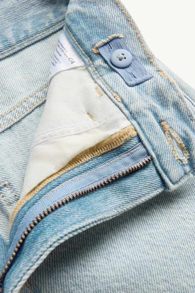 Copii - Băieți - Graffiti - baggy jeans - denim-albastru deschis