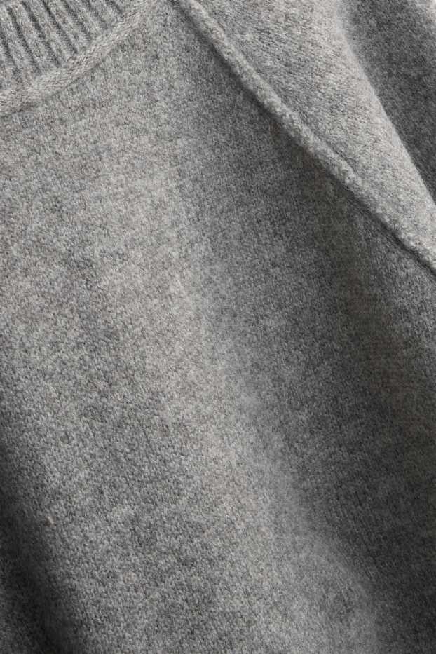 Damen - Pullover - grau-melange