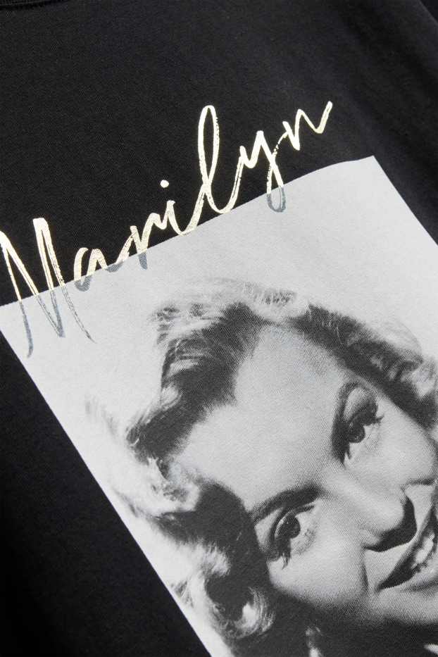 Women - T-shirt - black / white