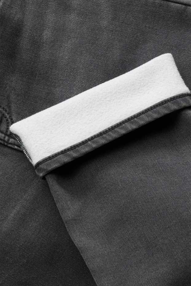 Nen - Straight Jeans - texans tèrmics - texà gris fosc
