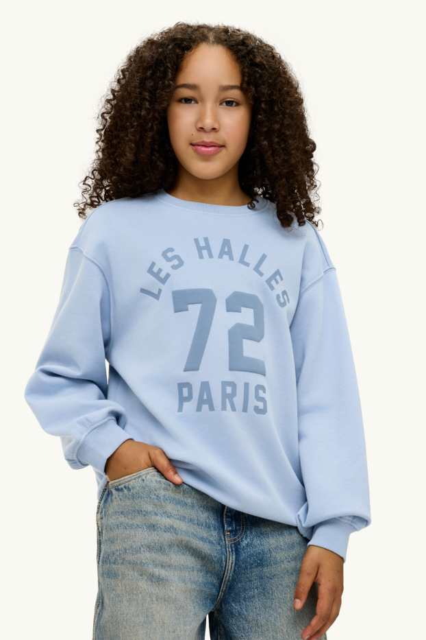 Kinderen: meisjes - Sweatshirt - blauw