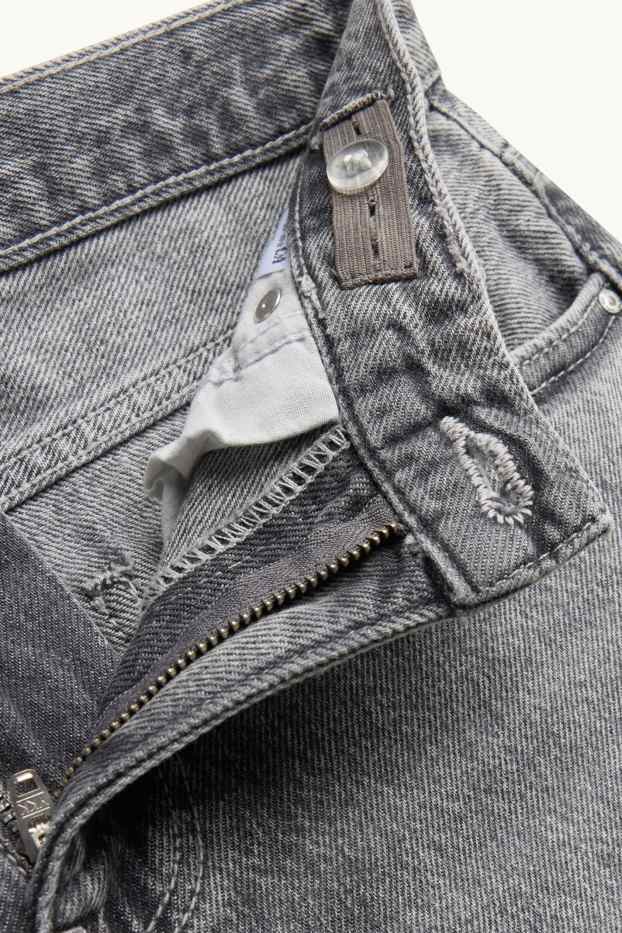 Kinder Mädchen - Stern - Skater Jeans - jeansgrau