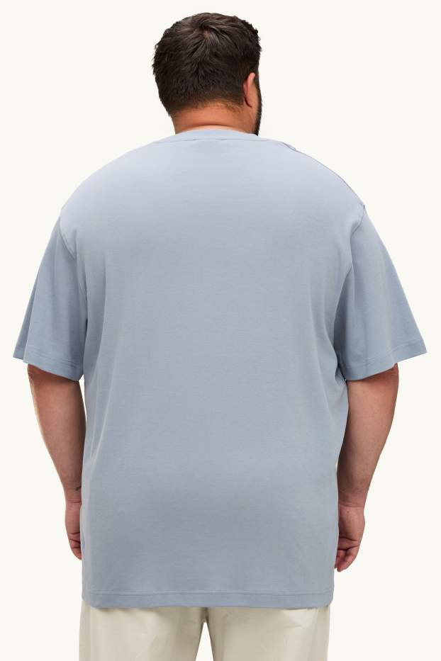Hommes - T-shirt - relaxed fit - gris clair
