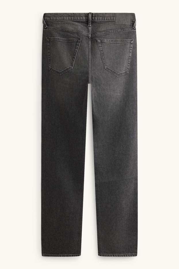 Men - Straight jeans - denim-dark gray