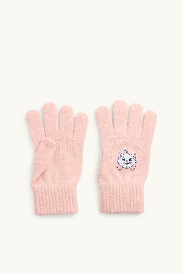 Kinder Mädchen - Aristocats - Handschuhe - hellrosa