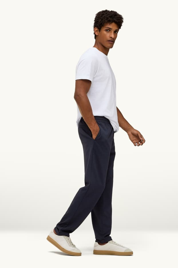 Uomo - Pantaloni sportivi - blu scuro