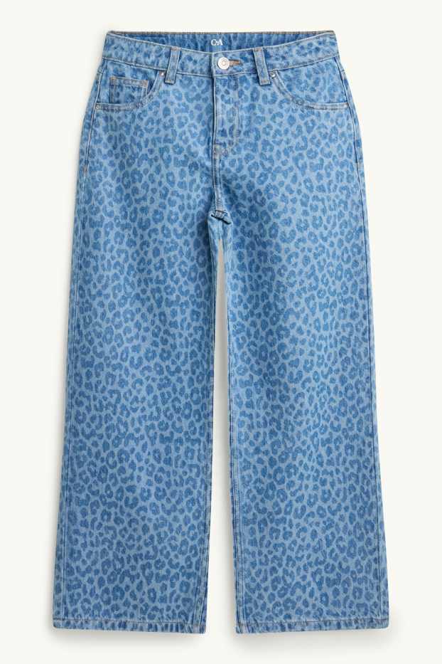 Bambini - Jeans a gamba larga - fantasia - jeans blu