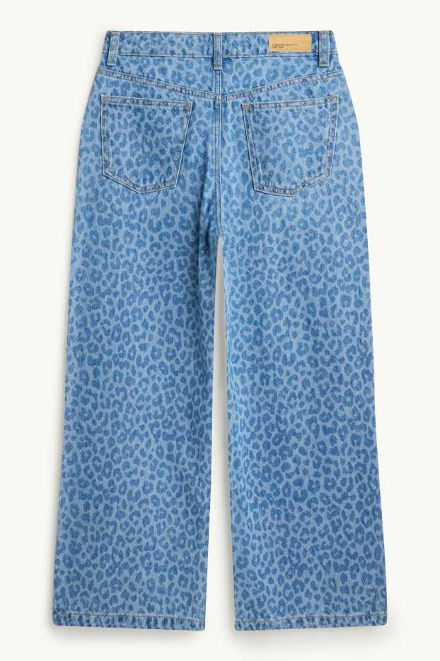 Bambini - Jeans a gamba larga - fantasia - jeans blu