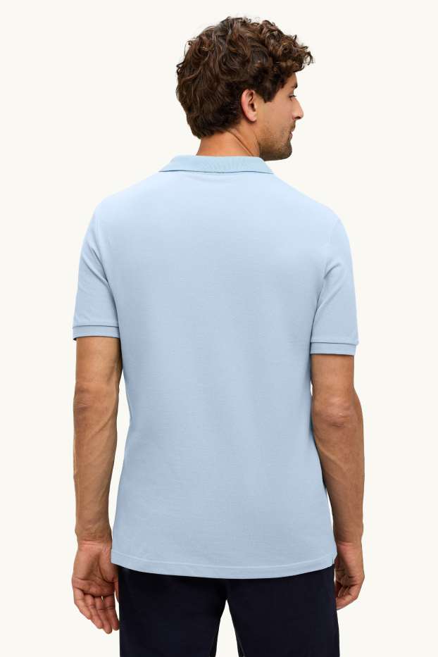 Uomo - Polo - regular fit - azzurro