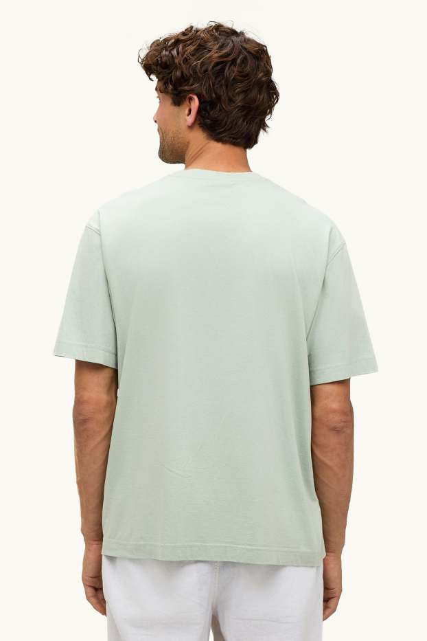 Herren - T-Shirt - Relaxed Fit - hellgrün
