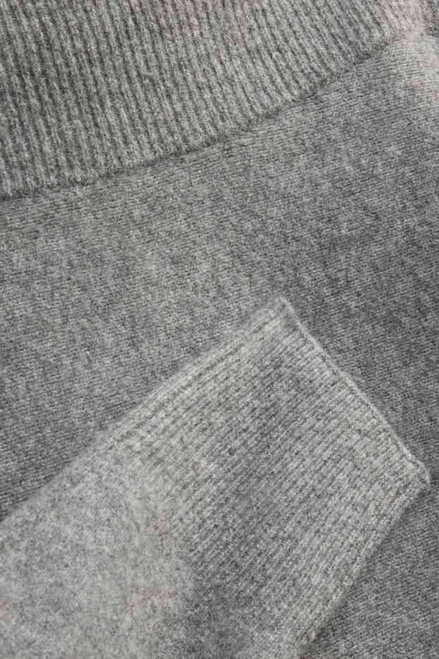 Damen - Pullover - grau-melange