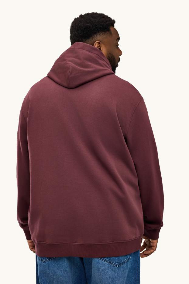Men - Zip-through hoodie - brown