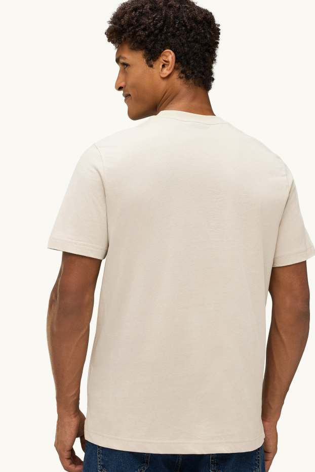 Bărbați - Tricou - regular fit - nisip