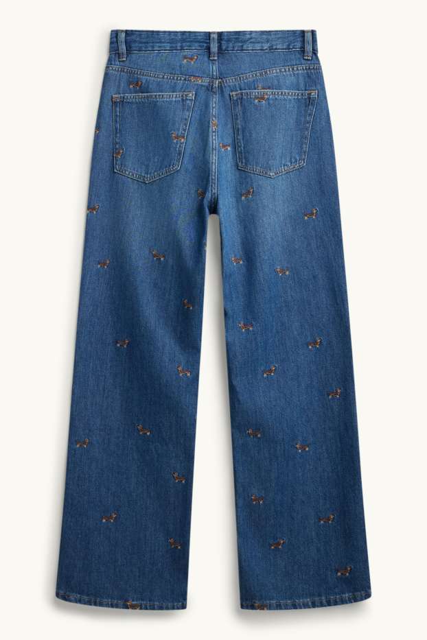 Dona - Relaxed Jeans - mid waist - texà blau