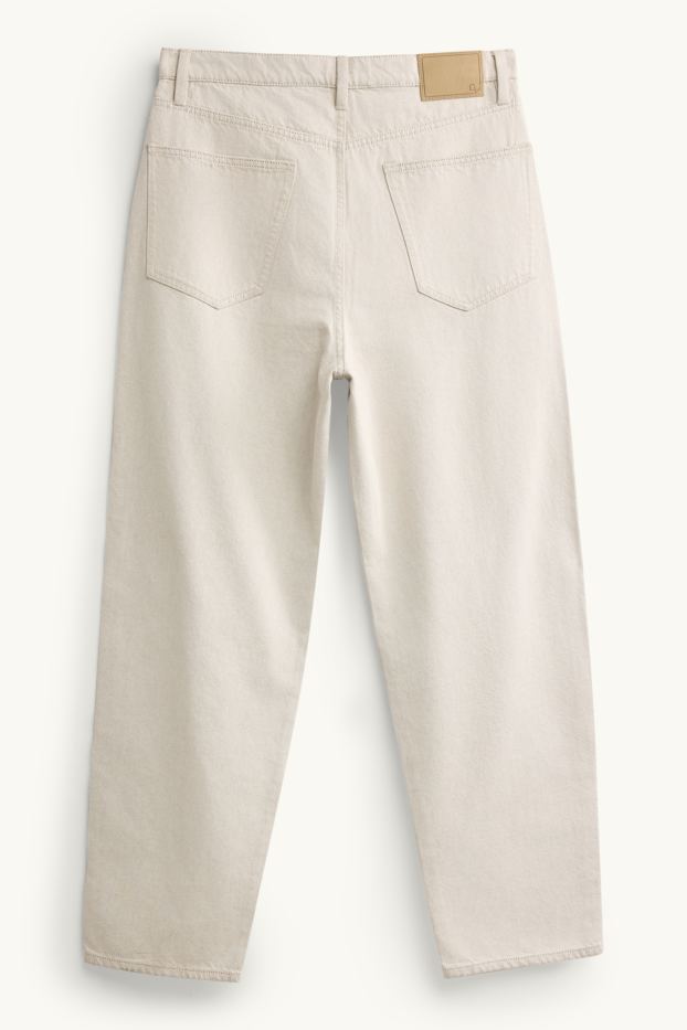 Hommes - Barrel jean - blanc crème