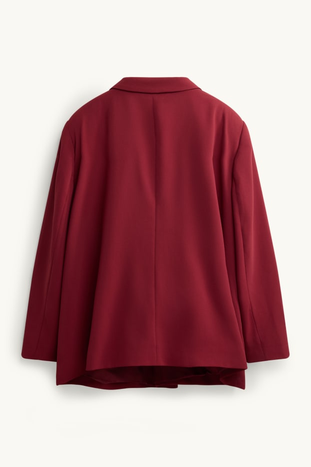 Damen - Longblazer - Regular Fit - rot