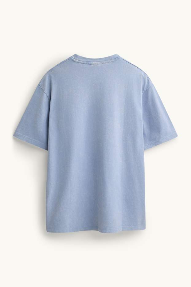 Men - T-shirt - relaxed fit - light blue