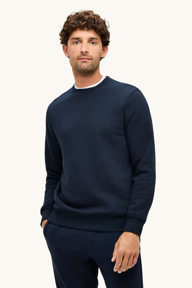 Hommes - Sweat - bleu foncé