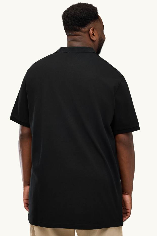 Hommes - Polo - regular fit - noir