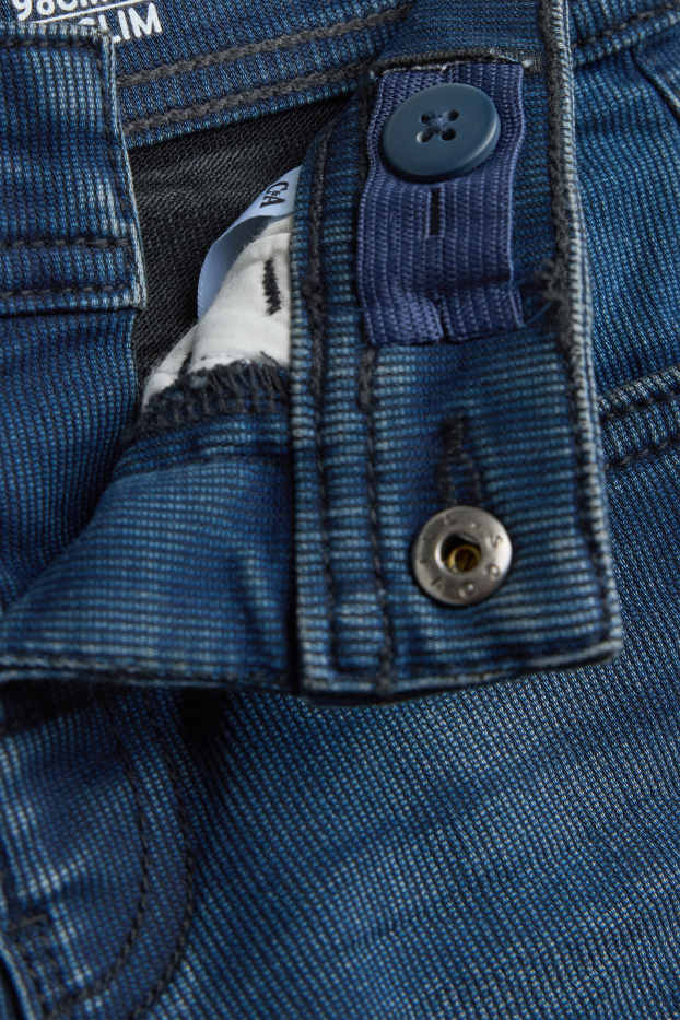Nen - Slim jeans - texà blau