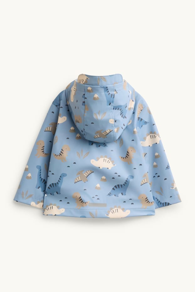 Bébés garçons - Dino - veste de pluie à capuche pour bébé - imperméable - bleu