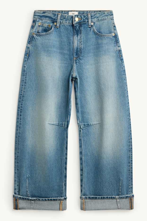 Dona - Barrel Jeans - high waist - texà blau clar